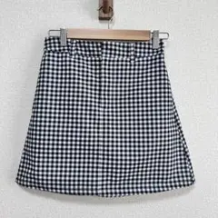 【apres jour】チェック柄 Aライン　ミニスカート