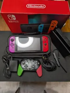 Nintendo Switch 本体 赤//紫/ プロコンあり