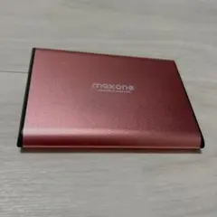 【maxone】外付けHDD ハードディスク 250GB ピンク