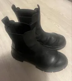 MARY QUANT マリークワント メタルデイジーサイドゴアブーツ ブラック