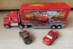 カーズ　整備トレーラー　トミカ マックィーン メーター　3点セット