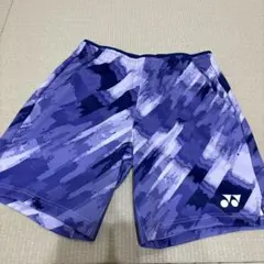 値下げ！YONEX ハーフパンツ Mサイズ ブルー 日本代表モデル - メルカリ