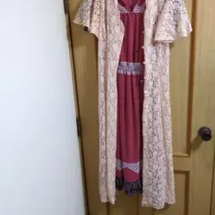 ピンクハウス 水玉 ボイルローン キャミブラウス スカート セット