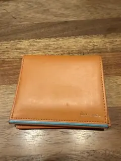 Paul Smith 二つ折り財布 レザー キャメルのサムネイル