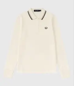 Fred Perry アイボリー 長袖ポロシャツ