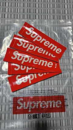 Supremeステッカー５枚