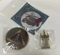 ハリポタ　ファンタビ　二フラー　みぞの鏡　ピンバッジ　24金メッキ　缶バッジ