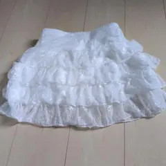 SHEIN MOD レース ミニスカート ホワイトのサムネイル