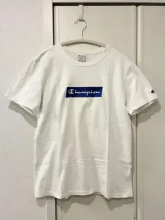 Champion ボックスロゴ Tシャツ ホワイト　Lサイズのサムネイル