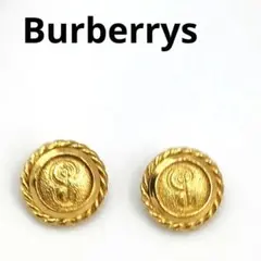 ​Burberrys バーバリー 刻印 ゴールドカラーイヤリング ヴィンテージのサムネイル