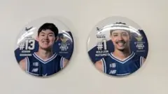 新品 長崎ヴェルカ 松本選手、星川 選手 Bリーグファイナル 限定 缶バッジのサムネイル