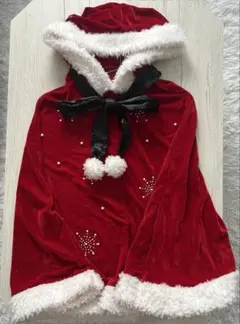 サンタ コスプレ衣装 ベルベット 赤