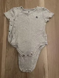 baby GAP ストライプロンパース 6-12ヶ月