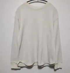 ユニクロ UNIQLO ワッフルクルーネックT トップス カットソー