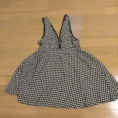 ノースリーブミニワンピース Mサイズ チェック柄