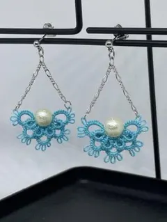 タティングレース シーブルーピアス