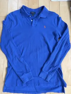 Polo Ralph Lauren 長袖ポロシャツ ブルー XL