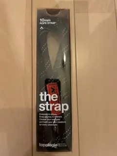 Topologie 10mm ROPE STRAP ブラック