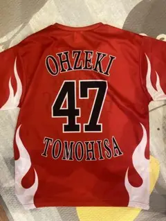 福岡ソフトバンクホークス カチドキレッドTシャツ　47大関友久　9/20配布品