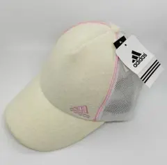 【未使用】 adidas　アディダス　キャップ　パイル地メッシュ　フリー