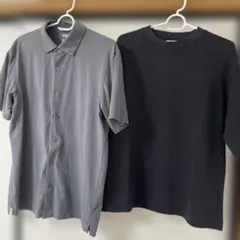 エアリズム　半袖　シャツ　メンズ　UNIQLO 2枚