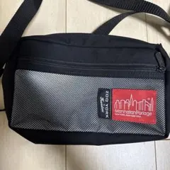 ManhattanPortage ショルダーバッグ ブラック/シルバー