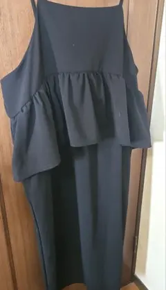 タイムセール！5Lサイズ　フリルキャミワンピース