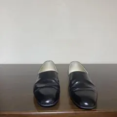 ヒロタ　スポックシューズ　ローファー スリッポン 正規品26㌢ 黒