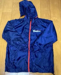 東京ヤクルトスワローズ フード付きウインドブレーカー ネイビー