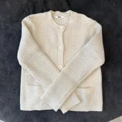 UNIQLO アイボリー ニットカーディガン S
