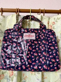 キャスキッドソン Cath Kidston ネイビー 小花柄 ハンドバッグ