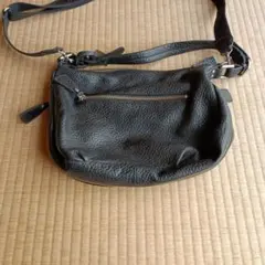 GRES ブラックレザー ショルダーバッグのサムネイル
