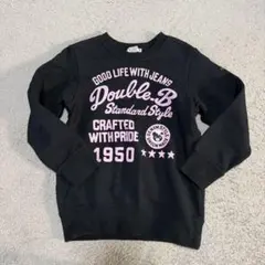 ＊美品＊ダブルB DOUBLE.B グラフィックプリント トレーナー 120