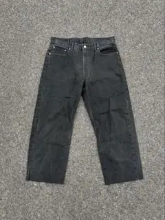 LEVI'S 550 ブラックデニム　w36 切りっぱなし