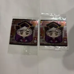 【匿名配送】 鬼滅の刃 ウエハース 童磨 2枚セット