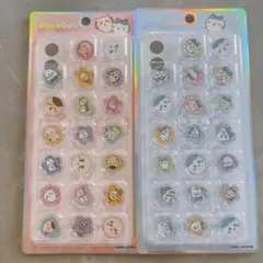 ☆ちいかわ ハチワレ シーサー カニさん おはじきシール 立体シール２枚セット☆のサムネイル