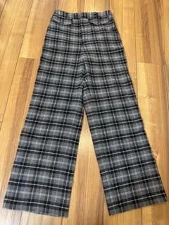 GUチェックパンツ