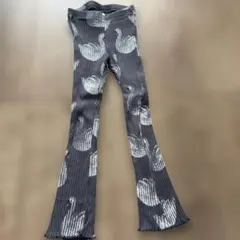 ZARA スワン柄リブ編みレギンス