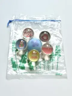 ポニョ　スーパーボール　全種セット　袋付き（青紐）