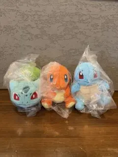 ポケモン 一番くじ C賞 カントー地方 旅立ちの3匹 ぬいぐるみ - メルカリ