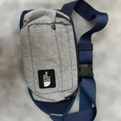 THE NORTH FACE ボディバッグ グレー/ネイビー