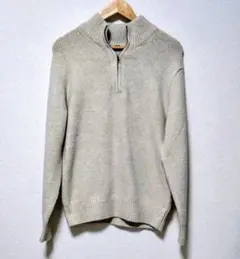 スフレヤーンハーフジップセーター Sサイズ