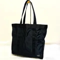 【美品】PORTER ポーター トートバッグ ブラック 大容量 リバーシブル