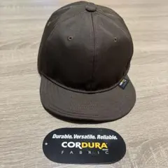 CORDURAブラウン　アンパイヤ　キャップ　一度試着のみ