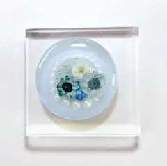 アクアブルー レジン ヘアゴム パーツのみ - メルカリ