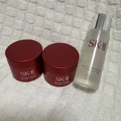 SK2 スキンパワーリニュークリーム〈美容クリーム〉　ふきとり化粧水