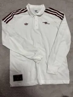 アーセナル Adidas 長袖ポロシャツ ホワイトXL adidas アーセナル 25/26 TERRACE ICON ポロシャツ 長袖(ホワイト