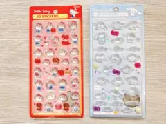 ハローキティ シナモロール 3Dステッカー　立体　硬いシール サンリオ２点セット