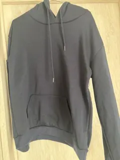 SHEIN ネイビー フード付きパーカー