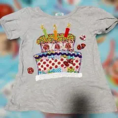バナバナ キッズ 半袖Tシャツ 120cm バースデー デザインのサムネイル